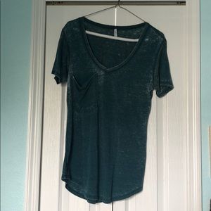 Turquoise pocket shirt